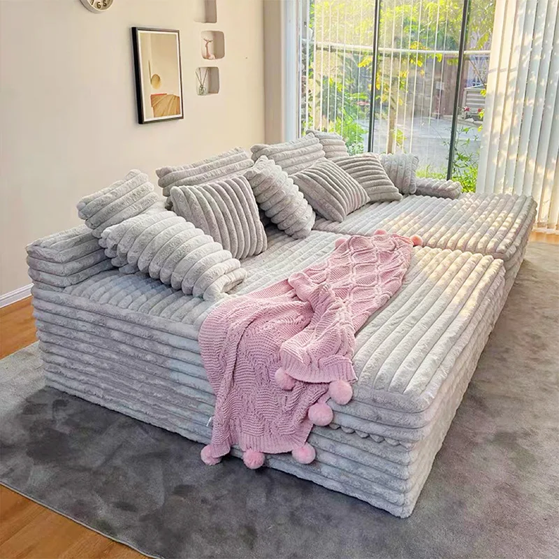 Compressed sofa bed concubine combination living room basement Shar Pei lazy sleeping large seat deep fabric sofa
Compressed sofa bed concubine combination living room basement Shar Pei lazy sleeping large seat deep fabric sofa