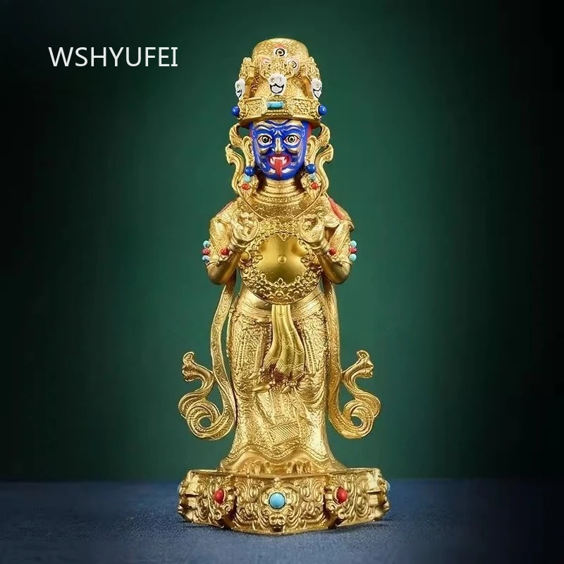 Gilded Carved God of Wealth Ornament Chinese Gemstone Inlaid Statue Buddhist Shrine Offering Buddha Statues Fortune Crafts
Gilded Carved God of Wealth Ornament Chinese Gemstone Inlaid Statue Buddhist Shrine Offering Buddha Statues Fortune Crafts