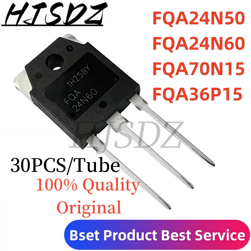 30 шт./лот, новый оригинальный MOSFET серии FQA (FQA24N50 24N50 FQA24N60 24N60 FQA70N15 70N15 FQA36P15 36P15), инкапсуляторы TO-3P
30 шт./лот, новый оригинальный MOSFET серии FQA (FQA24N50 24N50 FQA24N60 24N60 FQA70N15 70N15 FQA36P15 36P15), инкапсуляторы TO-3P