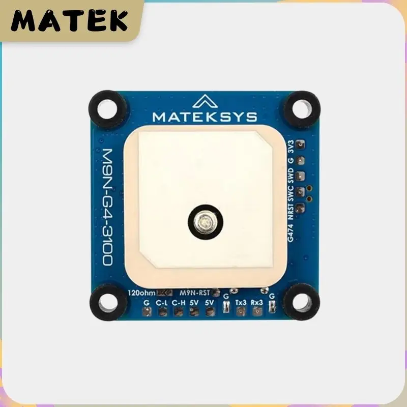 MATEKSYS M9N-G4-3100 AP_Periph G474 CAN Node, NEO-M9N GNSS Module, RM3100, DroneCAN Protocol & UART_MSP for RC FPV Drone
MATEKSYS M9N-G4-3100 AP_Periph G474 CAN Node, NEO-M9N GNSS Module, RM3100, DroneCAN Protocol & UART_MSP for RC FPV Drone