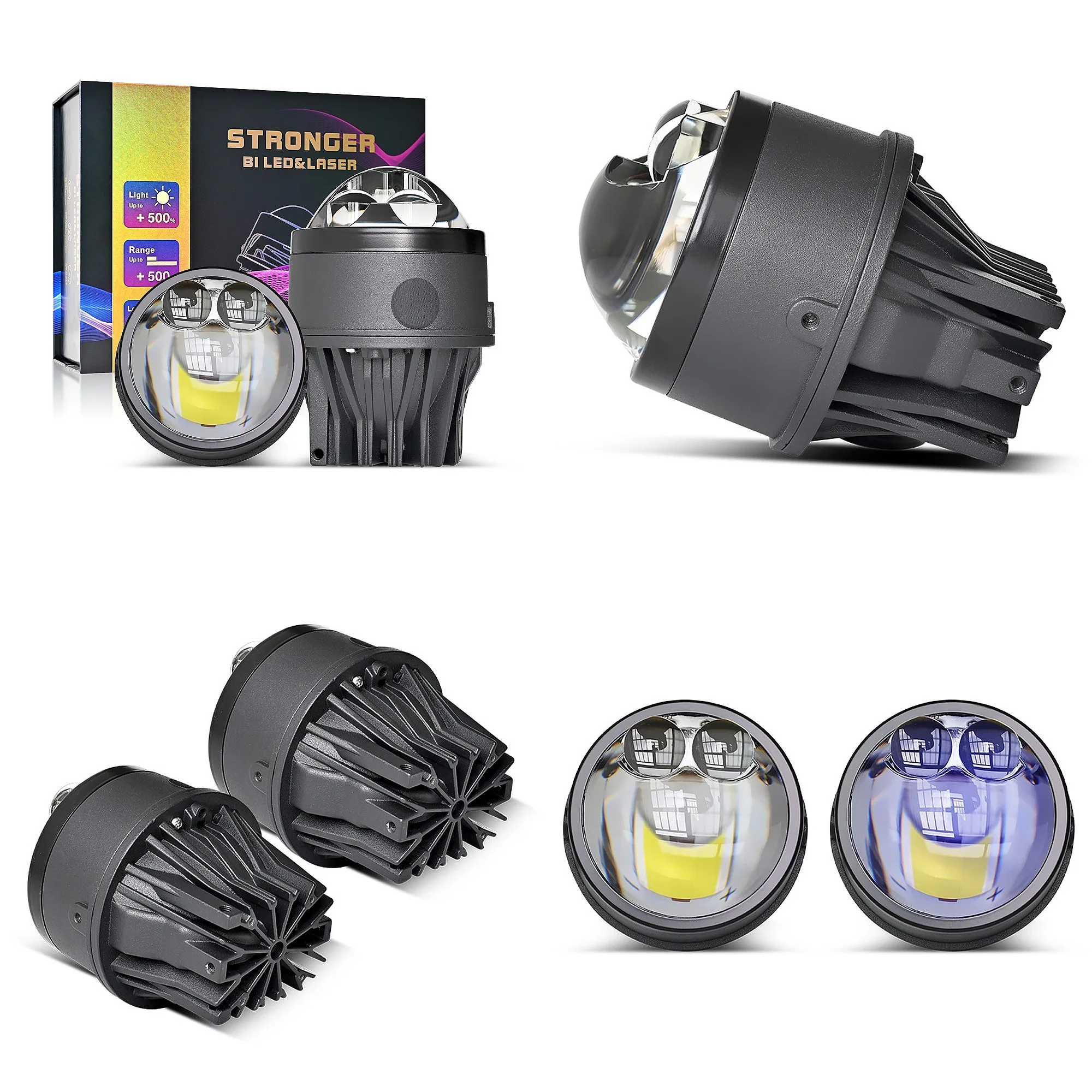 Car LED Fog Lights 3 Inch Bi-Lens 85W Super Bright Waterproof Dual Beam
Car LED Fog Lights 3 Inch Bi-Lens 85W Super Bright Waterproof Dual Beam