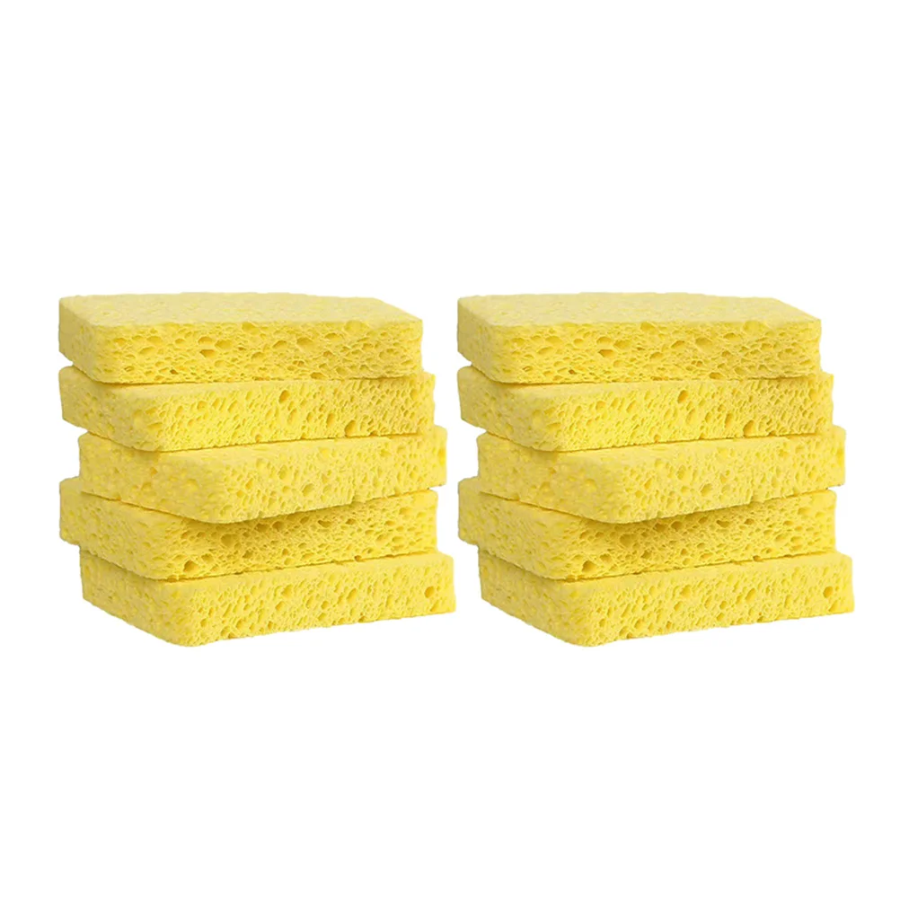 10 Pcs Wood Pulp Cotton Dish Sponge Replacement Kitchen Cleaning Supplies Water Absorption Practical Easy Use Sponges Dishes
10 Pcs Wood Pulp Cotton Dish Sponge Replacement Kitchen Cleaning Supplies Water Absorption Practical Easy Use Sponges Dishes