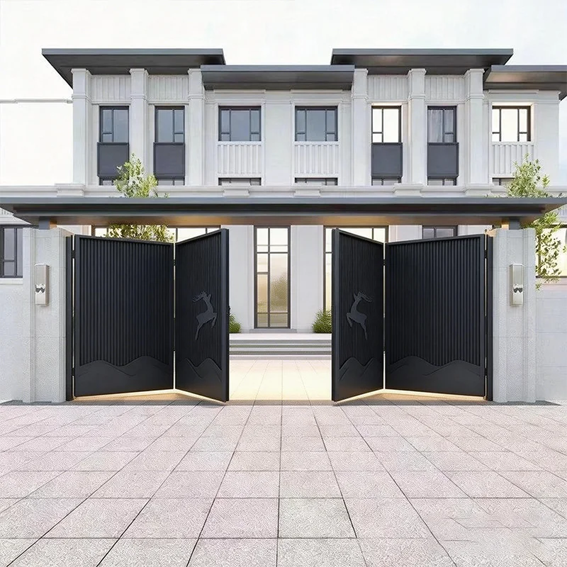 Morden Gate Fence Design Aluminum Patio Gates Latest Main Entrance Metal Corner Sliding Gate Driveway Automatic Turning Gates
Morden Gate Fence Design Aluminum Patio Gates Latest Main Entrance Metal Corner Sliding Gate Driveway Automatic Turning Gates
