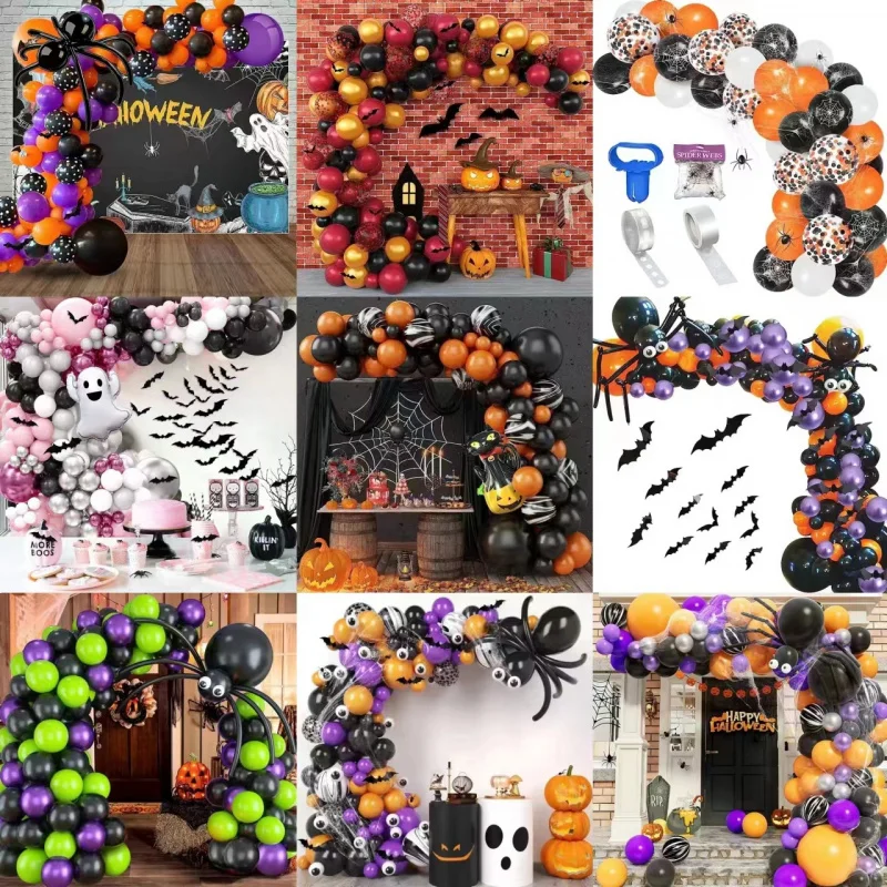 Cross-Border Halloween Balloon Arch Suit Halloween Balloon Party Background Decoration Aluminum Film Rubber Balloons Package
Cross-Border Halloween Balloon Arch Suit Halloween Balloon Party Background Decoration Aluminum Film Rubber Balloons Package