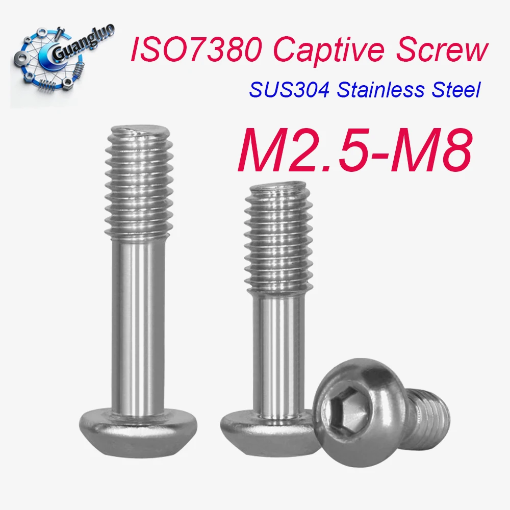 Guangluo M2.5 M3 M4 M5 M6 M8 SUS304 Stainless Steel Button Head Allen Screw Half Thread Anti-Loosening Bolts Screws
Guangluo M2.5 M3 M4 M5 M6 M8 SUS304 Stainless Steel Button Head Allen Screw Half Thread Anti-Loosening Bolts Screws