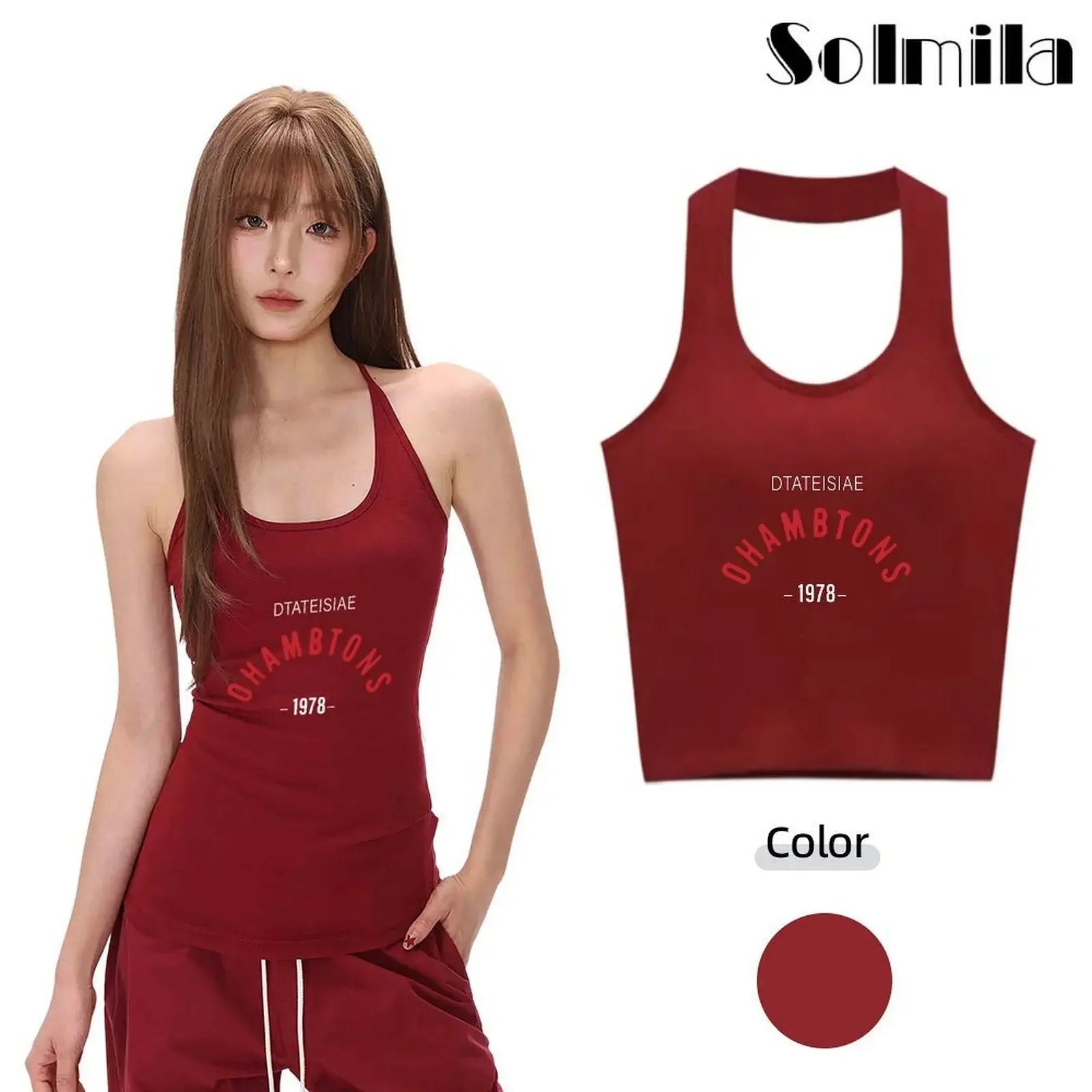 Stylish Sleeveless Vest For Women Women Halter Vest Versatile Women's Fashion Vest Women Summer Casual Tops Casual
Stylish Sleeveless Vest For Women Women Halter Vest Versatile Women's Fashion Vest Women Summer Casual Tops Casual