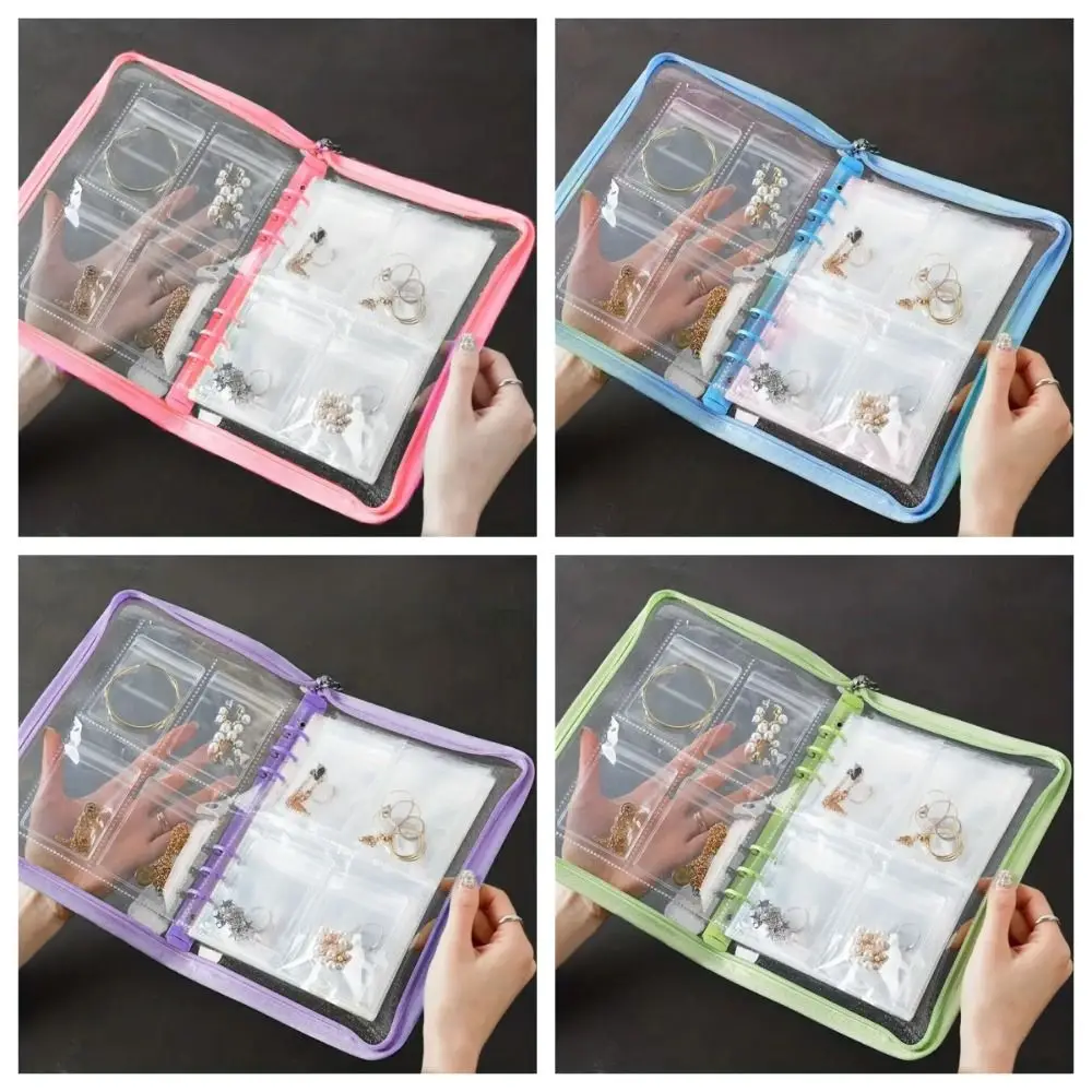 Large-Capacity Jewelry Storage Booklet Transparent Storage Bag Ornament Sealed Bag Loose-leaf Anti-Tarnish Jewelry Organizer
Large-Capacity Jewelry Storage Booklet Transparent Storage Bag Ornament Sealed Bag Loose-leaf Anti-Tarnish Jewelry Organizer