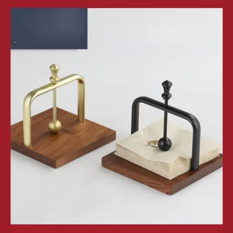 1pcs Cafe Napkin Holder Black Aluminum Wood Combo Weighted Top Household Dining Table Tissue Organizer
1pcs Cafe Napkin Holder Black Aluminum Wood Combo Weighted Top Household Dining Table Tissue Organizer