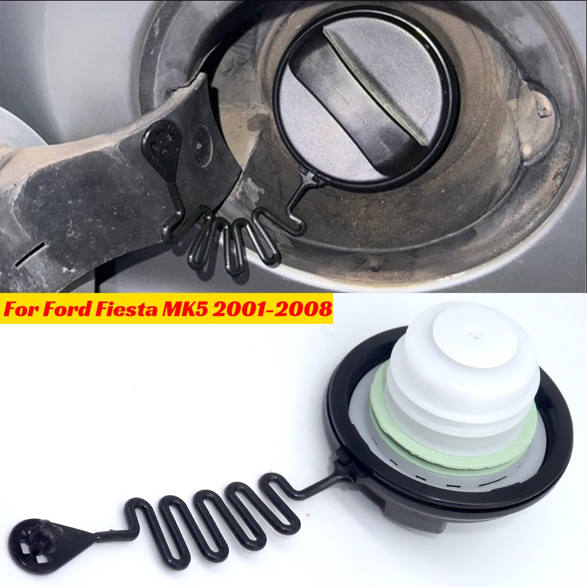 Fuel Tank Filler Cap Assy For Ford Fiesta MK5 2001-2008 Fusion Petrol Diesel Models Plug Cover Mil/Engine Light Gas Evap Leakage 
Fuel Tank Filler Cap Assy For Ford Fiesta MK5 2001-2008 Fusion Petrol Diesel Models Plug Cover Mil/Engine Light Gas Evap Leakage