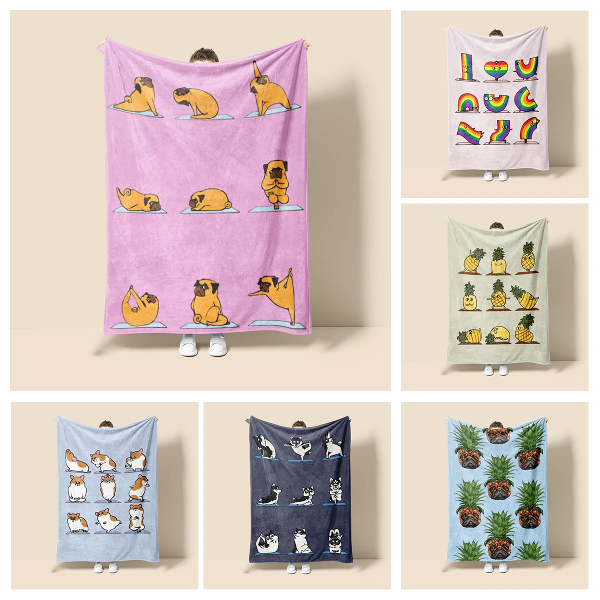Cute dog Home decoration plush Throw Sofa blanket Anime animals Bedspread on the bed fluffy soft blankets decor Plaid Modern
Cute dog Home decoration plush Throw Sofa blanket Anime animals Bedspread on the bed fluffy soft blankets decor Plaid Modern