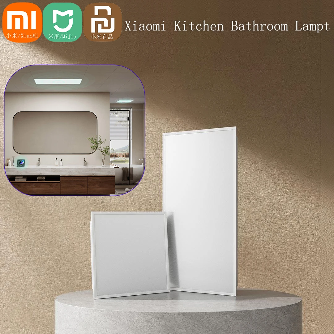 Xiaomi Smart Panel Light L30 L60 Bluetooth Mesh Smart Human Body Sensor Ceiling LED Flat Light Kitchen Bathroom Light Mijia APP
Xiaomi Smart Panel Light L30 L60 Bluetooth Mesh Smart Human Body Sensor Ceiling LED Flat Light Kitchen Bathroom Light Mijia APP