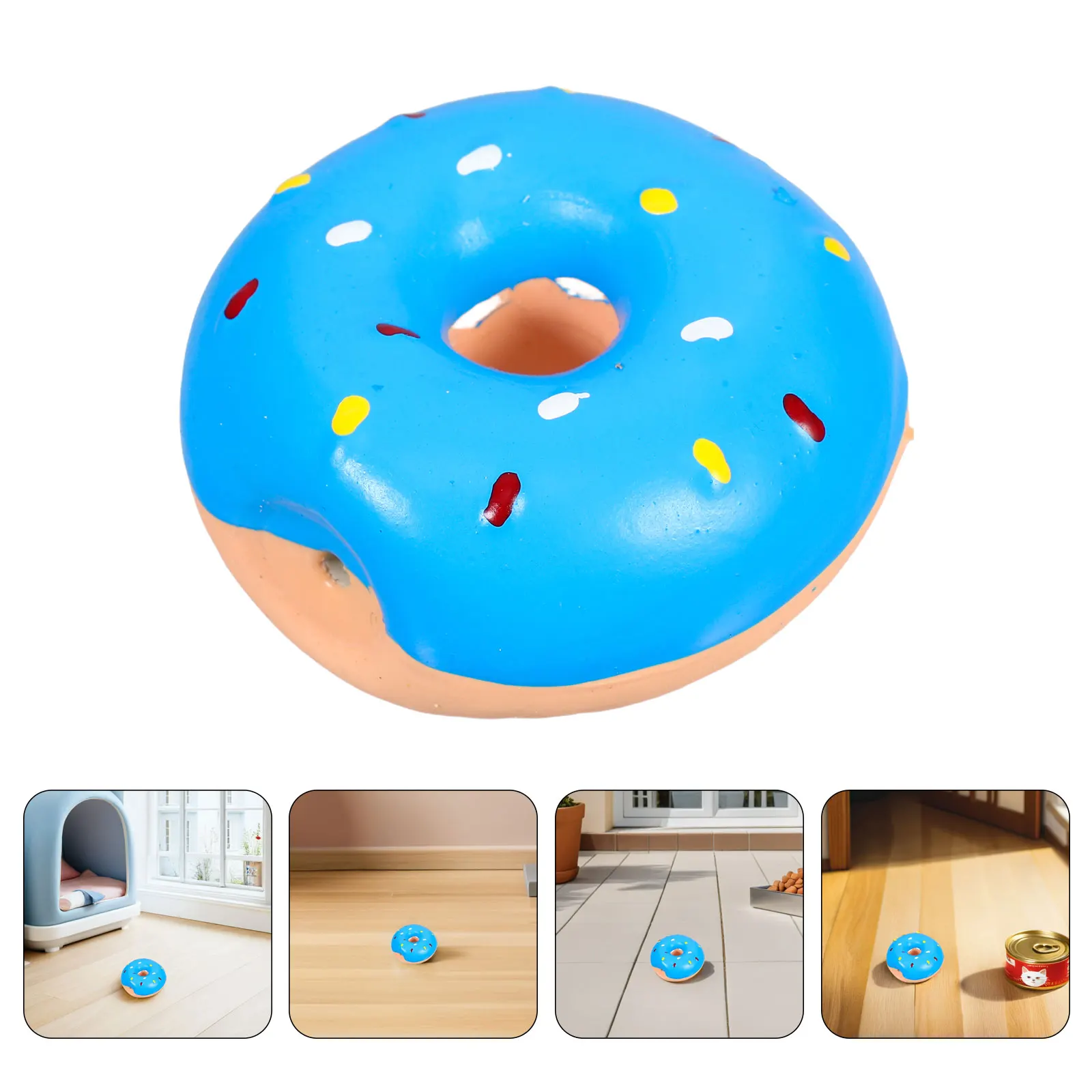 2Pcs Donut Shaped Squeaky Latex Dog Chew Supplies Interactive Playing Sky Entertainment Chewing Pet
2Pcs Donut Shaped Squeaky Latex Dog Chew Supplies Interactive Playing Sky Entertainment Chewing Pet
