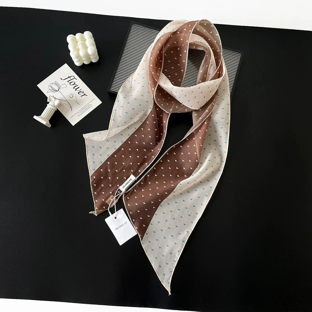 Scarf angled small ribbon women's long strip small scarf tied neck retro scarf cashew flower decoration small scarf wholesale
Scarf angled small ribbon women's long strip small scarf tied neck retro scarf cashew flower decoration small scarf wholesale