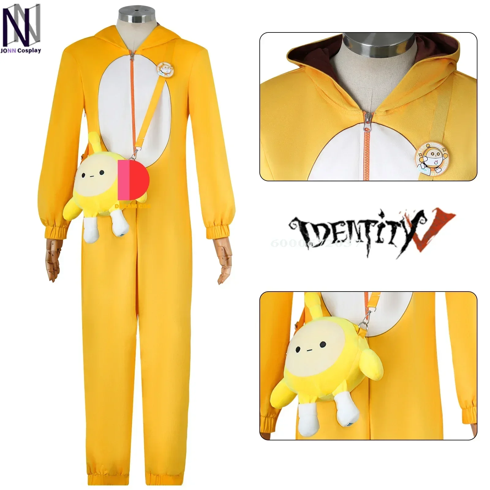 Identity V Game Lucky Guy Deduction Substitute Cosplay Costume Yellow Eggy Good Friend New Skin Jumpsuits Halloween Outfit Hot
Identity V Game Lucky Guy Deduction Substitute Cosplay Costume Yellow Eggy Good Friend New Skin Jumpsuits Halloween Outfit Hot