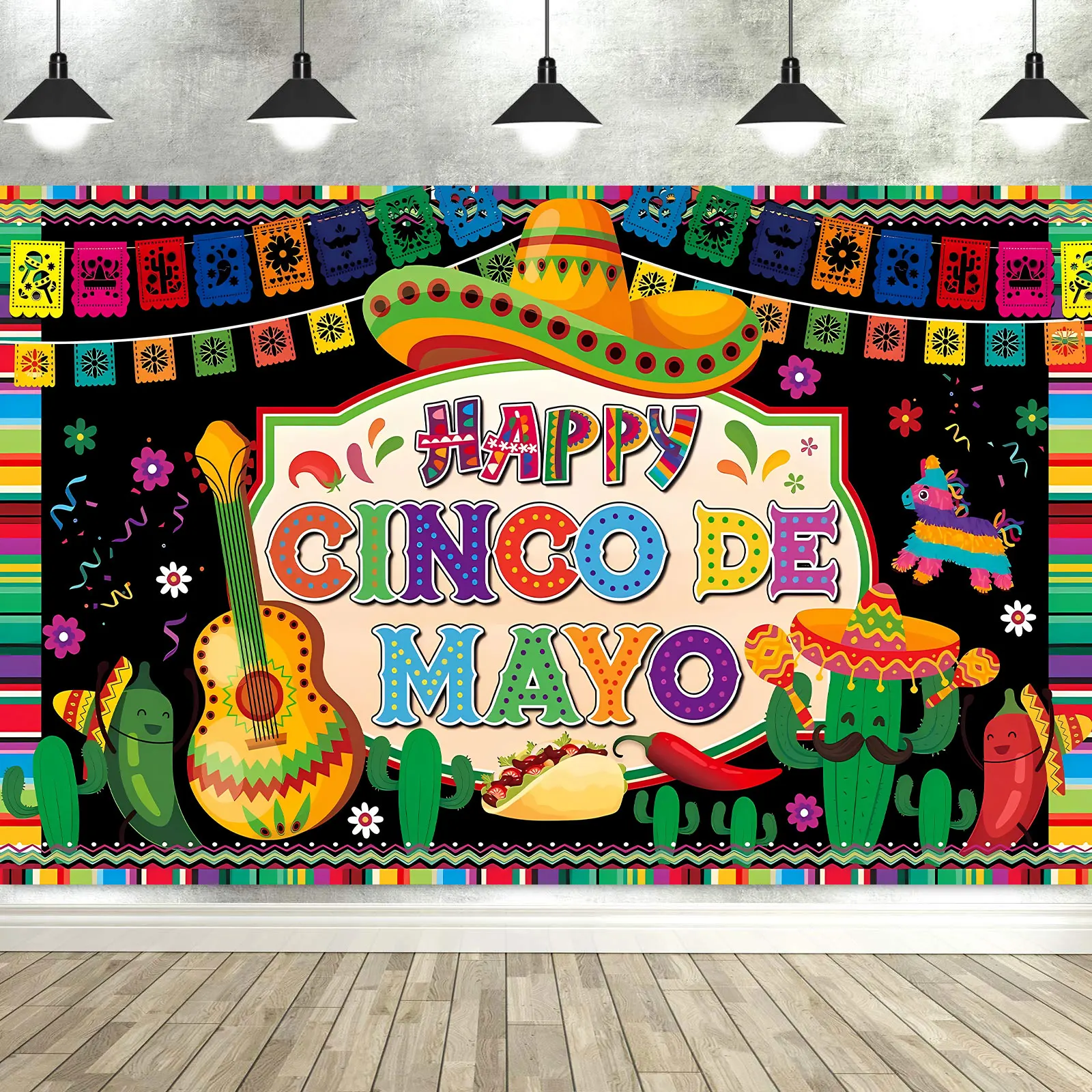 Cinco de Mayo Backdrop Mexican Fiesta Photo Booth Banner Party Decoration for Festivals Events Photographic Studio Backgrounds
Cinco de Mayo Backdrop Mexican Fiesta Photo Booth Banner Party Decoration for Festivals Events Photographic Studio Backgrounds