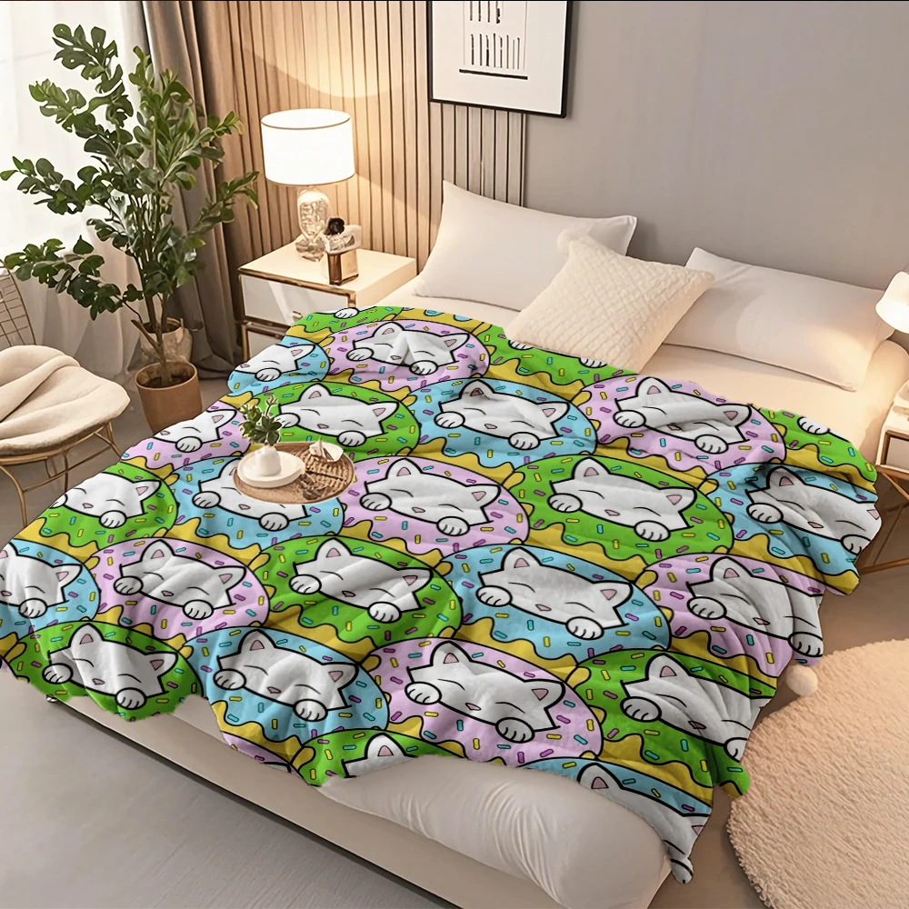 Japanese Zen Comfort Flannel Soft Blanket Cute Happy White Cats Faux Fur Throw Travel Blanket With Durable Moisture-wicking
Japanese Zen Comfort Flannel Soft Blanket Cute Happy White Cats Faux Fur Throw Travel Blanket With Durable Moisture-wicking