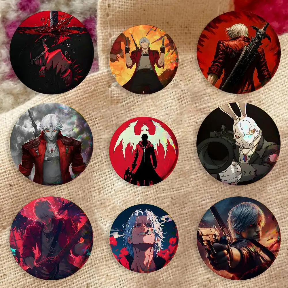 D-Devil May Cry Dante Enamel Pins Badge Round Brooch for Backpack Decor Accessories 25/32/44/58/75mm
D-Devil May Cry Dante Enamel Pins Badge Round Brooch for Backpack Decor Accessories 25/32/44/58/75mm