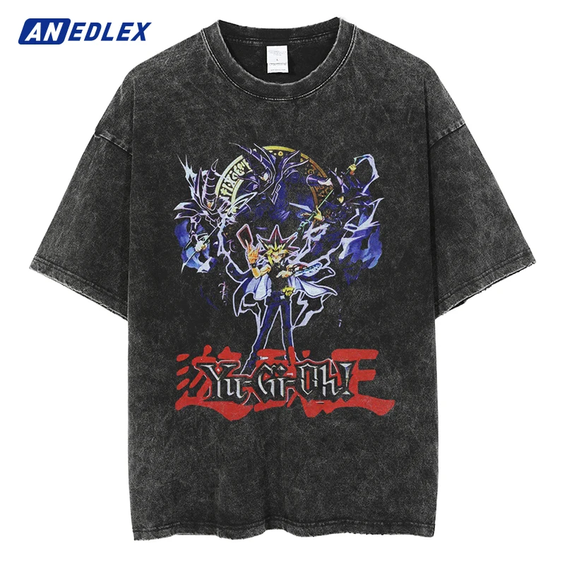 Men Streetwear Fashion Vintage T-shirt Anime Print High Quality Tshirt Harajuku Summer Short Sleeve Cotton Washed Tees Unisex
Men Streetwear Fashion Vintage T-shirt Anime Print High Quality Tshirt Harajuku Summer Short Sleeve Cotton Washed Tees Unisex