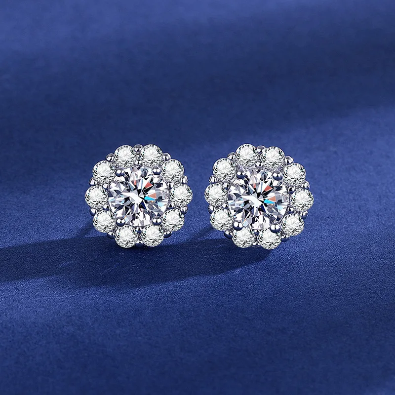 New 925 Sterling Silver Earrings Moissanite for Women Exquisite Girlfriend Wedding Engagement Jewelry Fashion Gift High Quality
New 925 Sterling Silver Earrings Moissanite for Women Exquisite Girlfriend Wedding Engagement Jewelry Fashion Gift High Quality