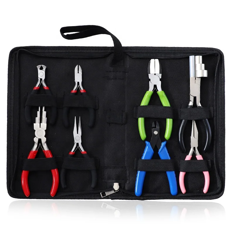 8 Piece Jewelry Pliers Set Jewelry Making Tools Jewelry Making Supplies Repair Cut Kits for Crafting
8 Piece Jewelry Pliers Set Jewelry Making Tools Jewelry Making Supplies Repair Cut Kits for Crafting