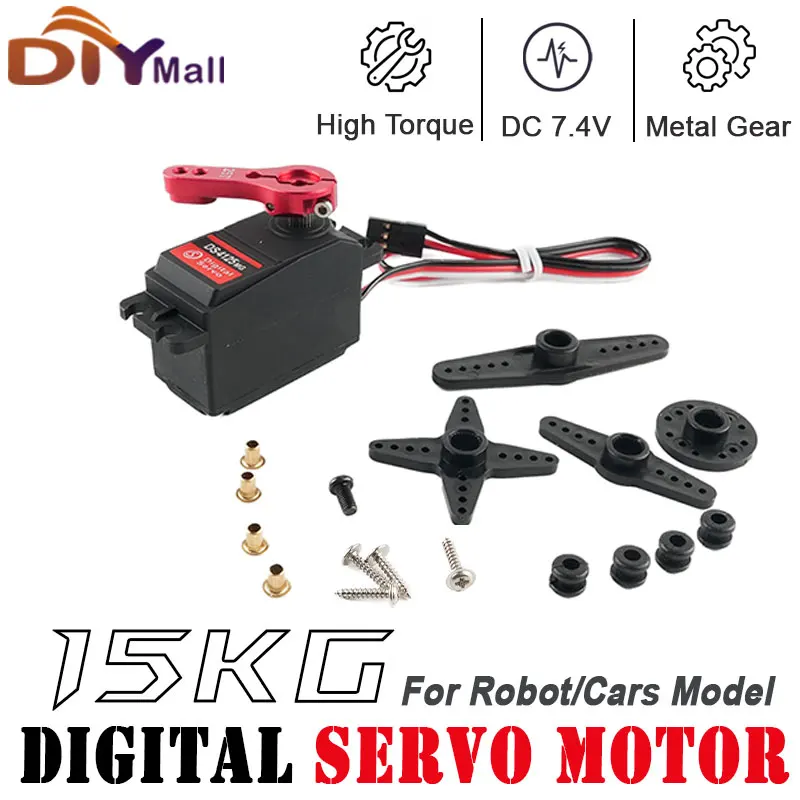 Digital Servo Motor JX MS-5245MG Metal Gear Core Motor High Torque For RC Drift Car Robot Airplane Replacement Parts DIY Repair
Digital Servo Motor JX MS-5245MG Metal Gear Core Motor High Torque For RC Drift Car Robot Airplane Replacement Parts DIY Repair