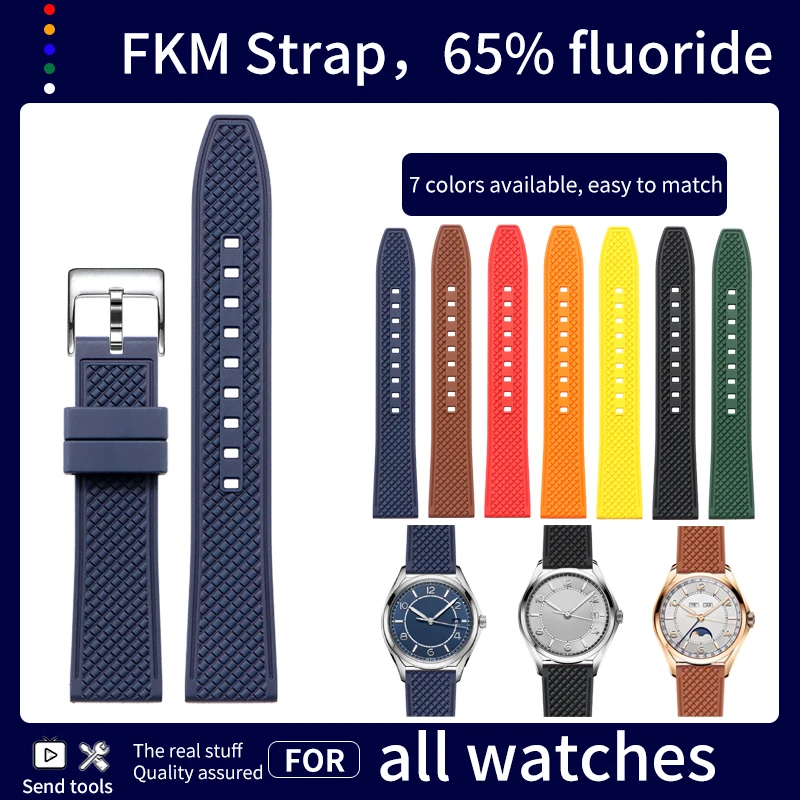 KFM Rubber Watchband For Seiko Rolex IWC Waffle Strap Bracelets Fashion Universal Mens Diver Silicone Sports for PATEK Vacheron
KFM Rubber Watchband For Seiko Rolex IWC Waffle Strap Bracelets Fashion Universal Mens Diver Silicone Sports for PATEK Vacheron