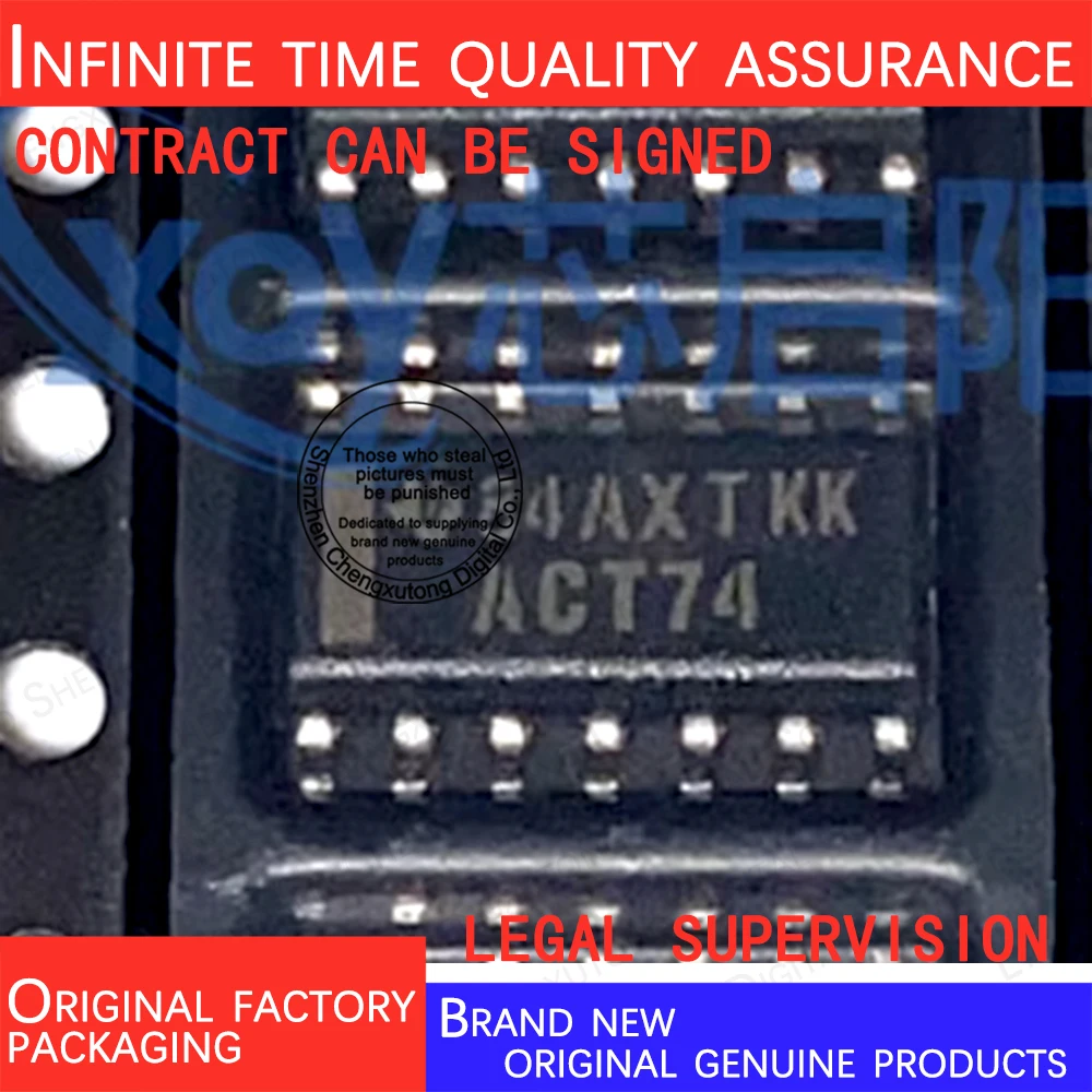 5pcs/lot SN74ACT74DR ACT74 SOP 100% genuine stock in brand new original packaging
5pcs/lot SN74ACT74DR ACT74 SOP 100% genuine stock in brand new original packaging