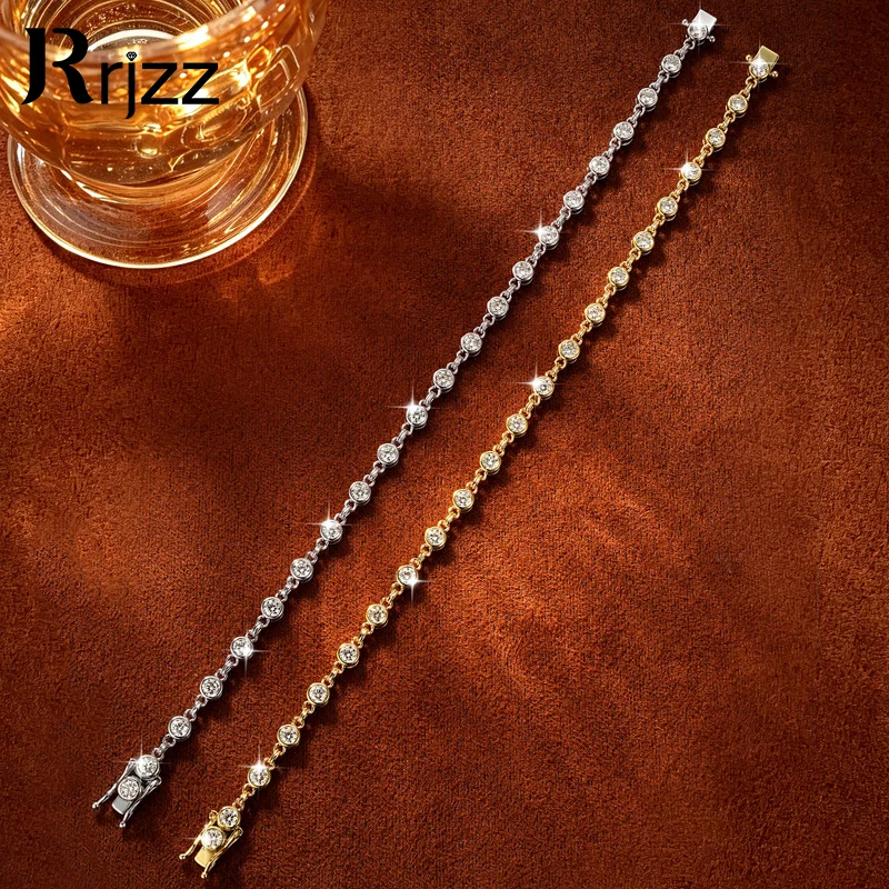 Rrjzz Exquisite 3mm Moissanite Bubble Bracelet for Women D-Color Lab Imitation Diamond 7" Chain Tennis Bracelets Jewelry Gifts
Rrjzz Exquisite 3mm Moissanite Bubble Bracelet for Women D-Color Lab Imitation Diamond 7" Chain Tennis Bracelets Jewelry Gifts