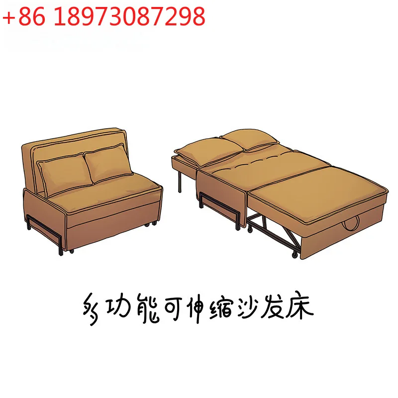 Folding dual-purpose small apartment multi-functional retractable sofa bed technology cloth without armrests
Folding dual-purpose small apartment multi-functional retractable sofa bed technology cloth without armrests