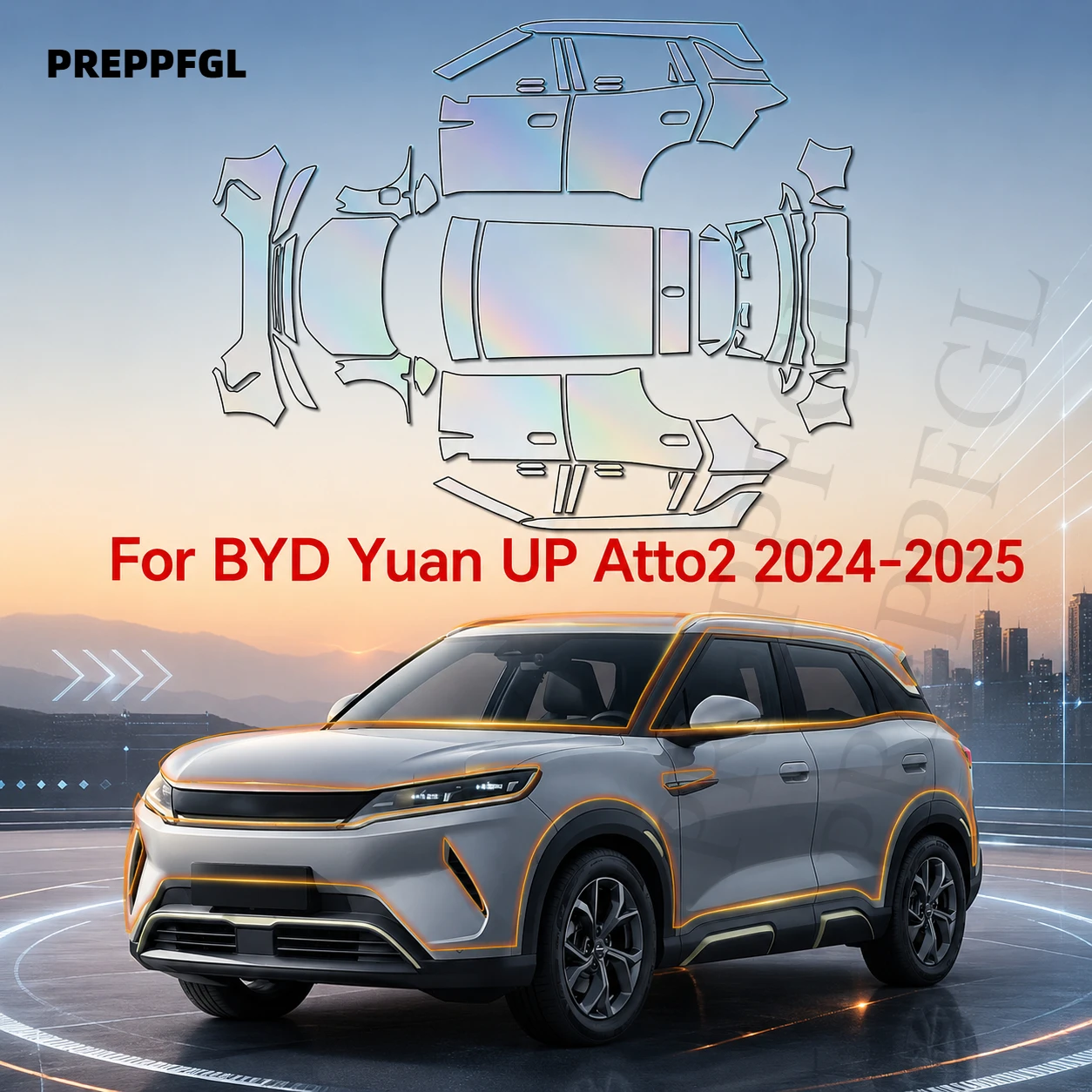8.5Mil TPU Pre-cut PPF For BYD Yuan UP ATTO 2 2024 2025 Car Paint Protection Film Clear Bra Anti-Scratch Cover Self-Healing Film
8.5Mil TPU Pre-cut PPF For BYD Yuan UP ATTO 2 2024 2025 Car Paint Protection Film Clear Bra Anti-Scratch Cover Self-Healing Film