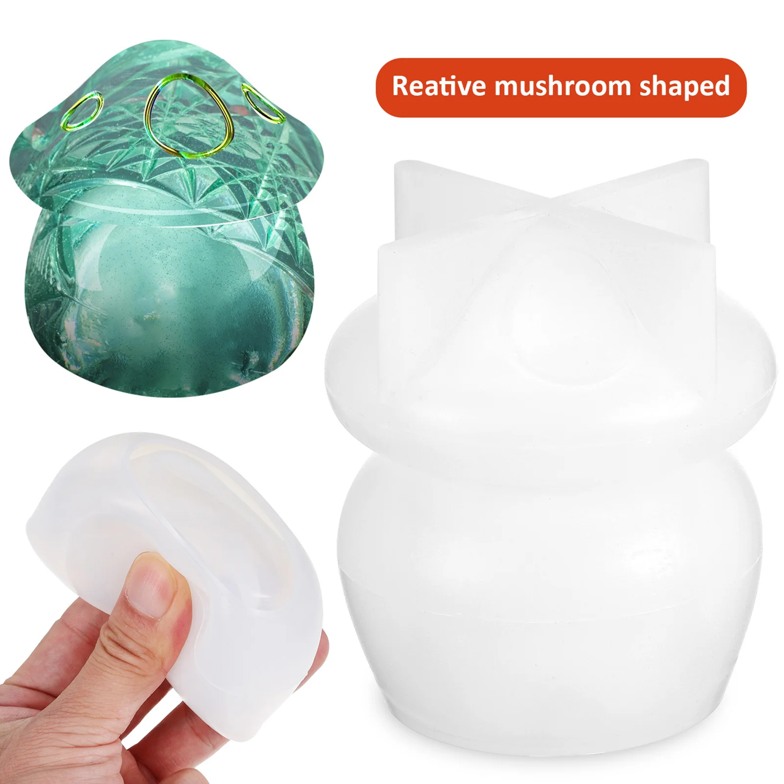 2Pcs Silicone Mushroom Jar Mold DIY Epoxy Casting Mold Craft Supplies DIY Resin Jar Making Silicone Mushroom Molds
2Pcs Silicone Mushroom Jar Mold DIY Epoxy Casting Mold Craft Supplies DIY Resin Jar Making Silicone Mushroom Molds