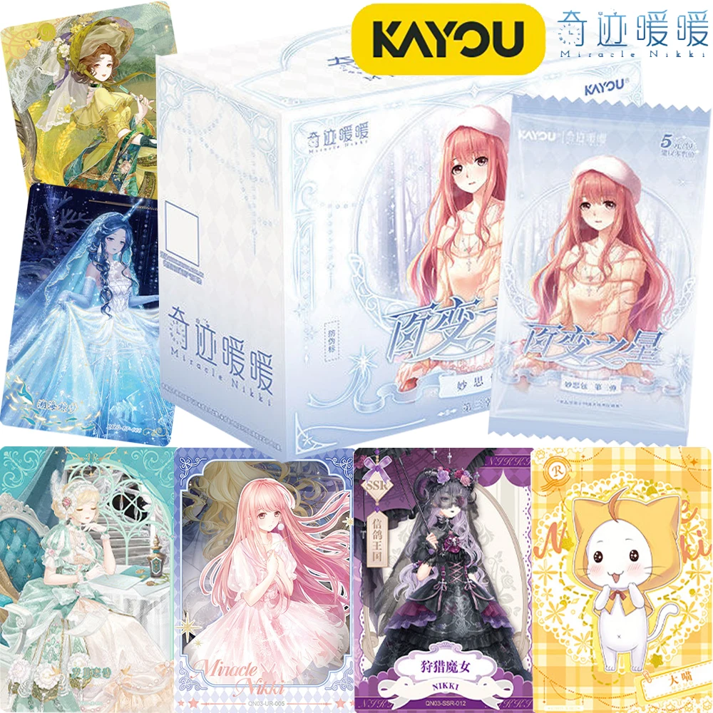 Genuine Kayou Miracle Nikki Game Collection Cards Exquisite Unique Gorgeous and Elegant Dressing Up Limited Cards Birthday Gifts
Genuine Kayou Miracle Nikki Game Collection Cards Exquisite Unique Gorgeous and Elegant Dressing Up Limited Cards Birthday Gifts