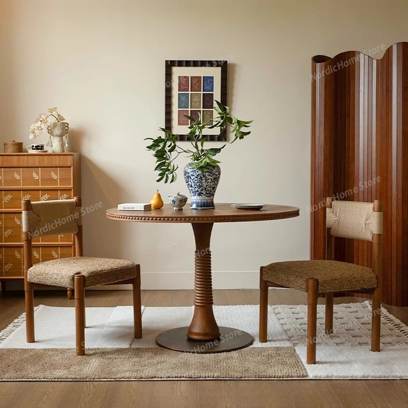 Nordic Wooden Dresser Dining Chairs Backrest Vintage Relaxing Dining Chairs High-end Luxury Home Furniture Sillas
Nordic Wooden Dresser Dining Chairs Backrest Vintage Relaxing Dining Chairs High-end Luxury Home Furniture Sillas