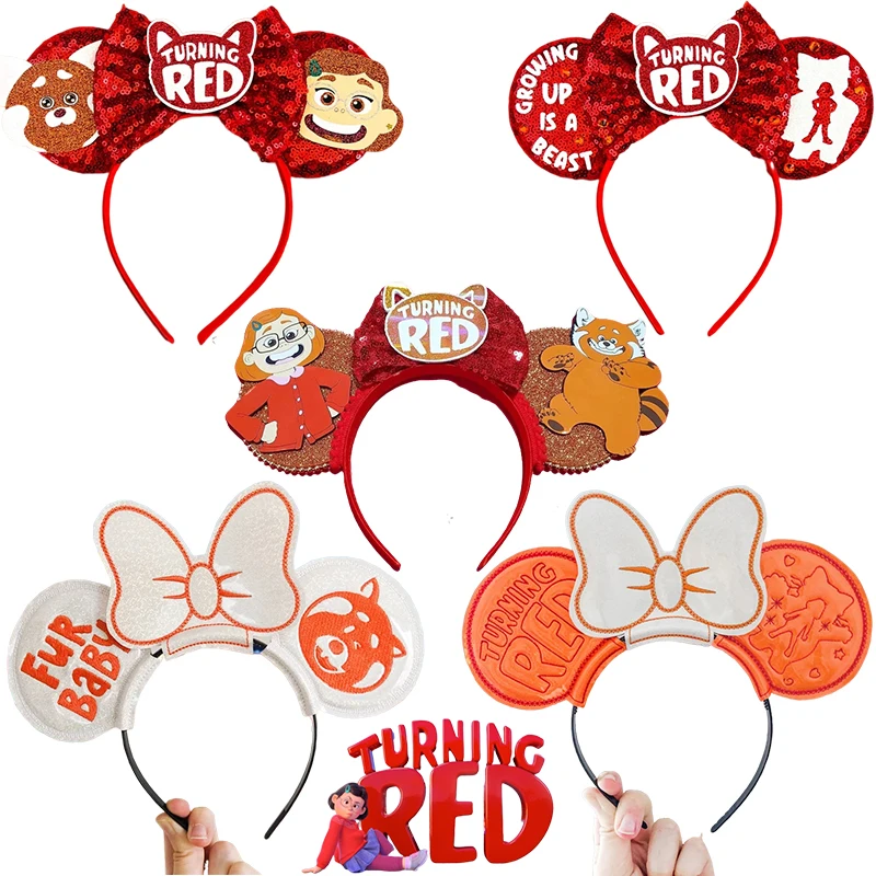 Disney Turning Red Hair Accessories For Women Pixar Lesser Panda Ears Headband Girls Fur Baby Hairbands Kids Meilin Lee Headwear
Disney Turning Red Hair Accessories For Women Pixar Lesser Panda Ears Headband Girls Fur Baby Hairbands Kids Meilin Lee Headwear