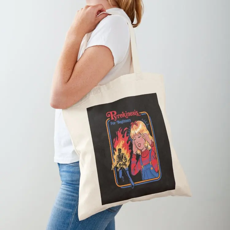 Pyrokinesis for Beginners Tote Bag reusable grocery bags Canvas bag Shopping bags eco bag folding
Pyrokinesis for Beginners Tote Bag reusable grocery bags Canvas bag Shopping bags eco bag folding