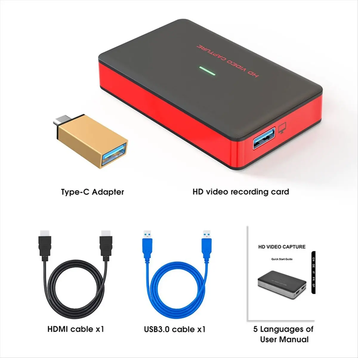 T81C! USB 3.0 HD-карта для захвата игрового видео 1080P 60FPS, устройство для записи игр и прямой трансляции
T81C! USB 3.0 HD-карта для захвата игрового видео 1080P 60FPS, устройство для записи игр и прямой трансляции