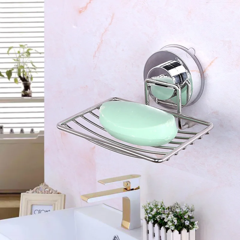 Stainless Steel Wall-mount Strong Vacuum Suction Cup Soap Dish Holder Rack Soap Dish Tray Soap Rack Storage Holder Home Bathroom
Stainless Steel Wall-mount Strong Vacuum Suction Cup Soap Dish Holder Rack Soap Dish Tray Soap Rack Storage Holder Home Bathroom
