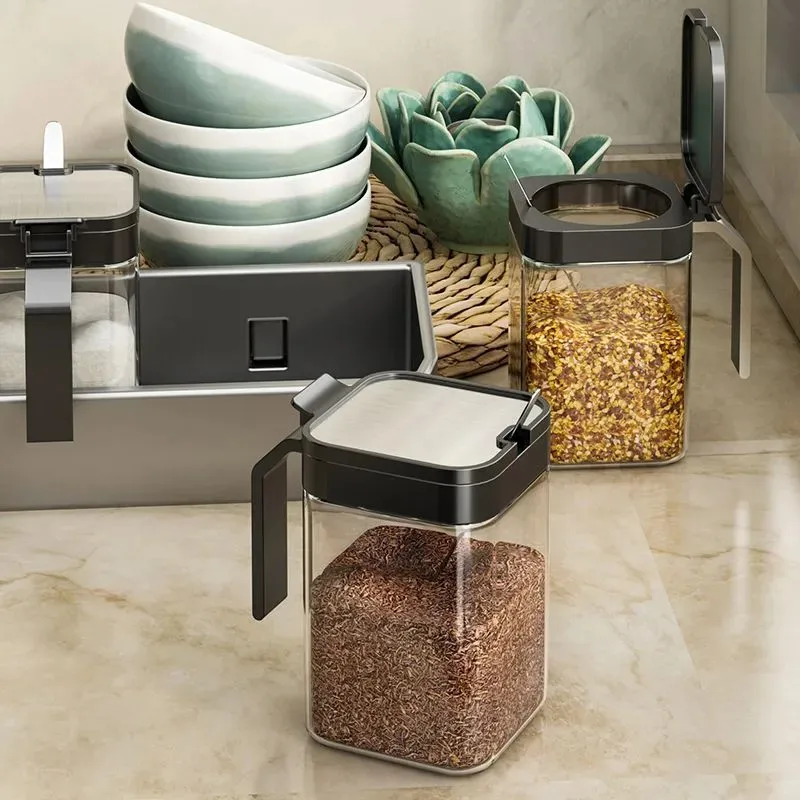 Seasoning Box Seasoning Storage Rack Combination Set Seasoning Jar Bottle Storage Rack Kitchen Wall Sealed Hanging Salt JarZI191
Seasoning Box Seasoning Storage Rack Combination Set Seasoning Jar Bottle Storage Rack Kitchen Wall Sealed Hanging Salt JarZI191