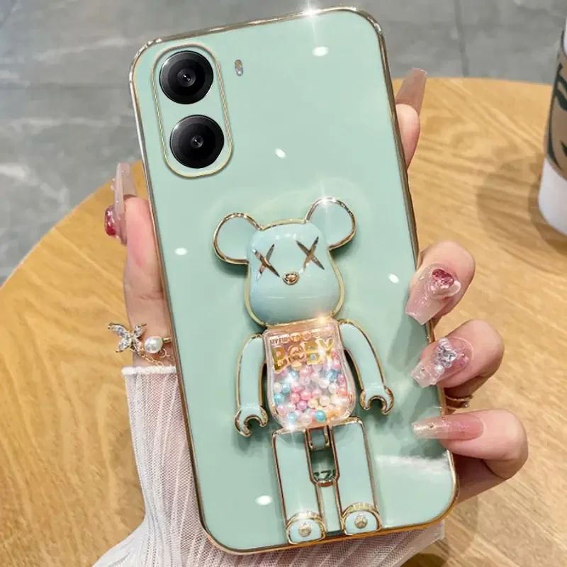 3D Quicksand Bear Holder Bracelet Strap Lanyard Realme Note 60 X C61 60x note Phone Case For Realme C61 Note 60X Plating Cover
3D Quicksand Bear Holder Bracelet Strap Lanyard Realme Note 60 X C61 60x note Phone Case For Realme C61 Note 60X Plating Cover