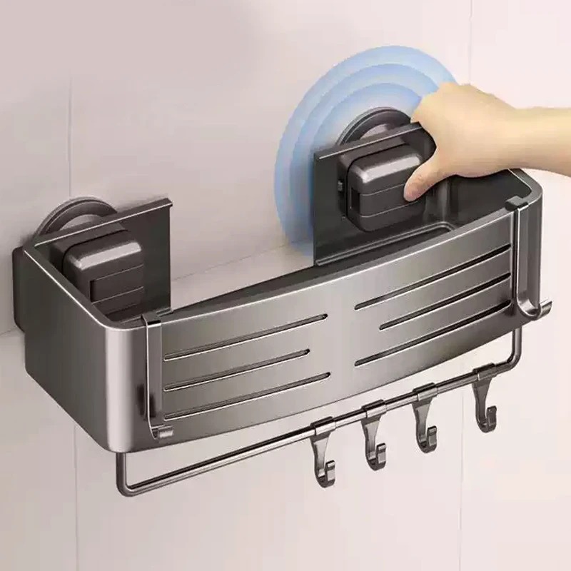 No-Drill Suction Cup storage rack, bathroom storage basket, bathroom washbasin, non perforated wall mounted toilet storage rack
No-Drill Suction Cup storage rack, bathroom storage basket, bathroom washbasin, non perforated wall mounted toilet storage rack