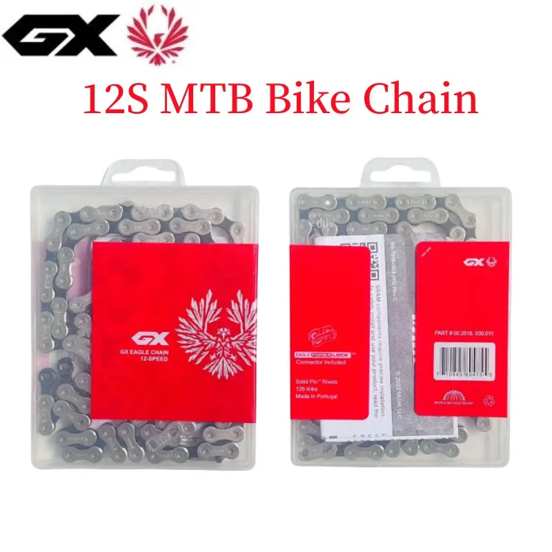 EAGLE GX 12 Speed Chain for MTB Mountain Bike 12V Bicycle Chain Crankset Chain Power Lock Link Original Bicicle Parts
EAGLE GX 12 Speed Chain for MTB Mountain Bike 12V Bicycle Chain Crankset Chain Power Lock Link Original Bicicle Parts