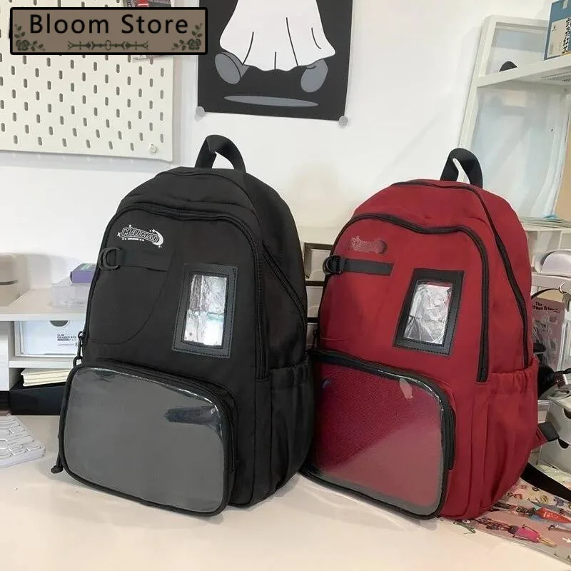 Y2k Aesthetic Vintage Grunge Ita Bags High-Capacity Transparent Laptop Schoolbags Women Students All Match Ins Preppy Backpacks
Y2k Aesthetic Vintage Grunge Ita Bags High-Capacity Transparent Laptop Schoolbags Women Students All Match Ins Preppy Backpacks