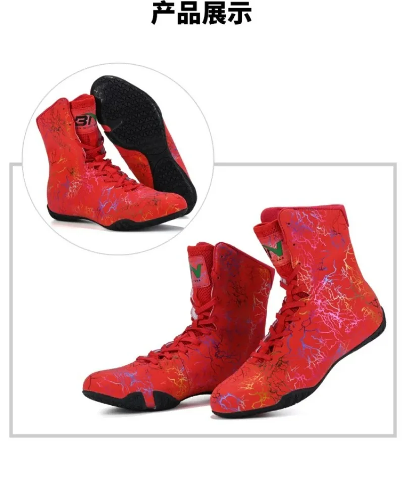 Professional Men Wrestling Boots Red Orange Boxing Shoes for Mens Designer Brand Fighting Shoes Man Comfortable Sport Sneakers
Professional Men Wrestling Boots Red Orange Boxing Shoes for Mens Designer Brand Fighting Shoes Man Comfortable Sport Sneakers