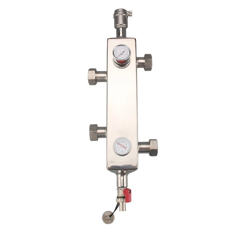 Floor heating wall-hung boiler mixing tank Boiler 304 stainless steel coupling tank Moisture pressure device mixing tank
Floor heating wall-hung boiler mixing tank Boiler 304 stainless steel coupling tank Moisture pressure device mixing tank
