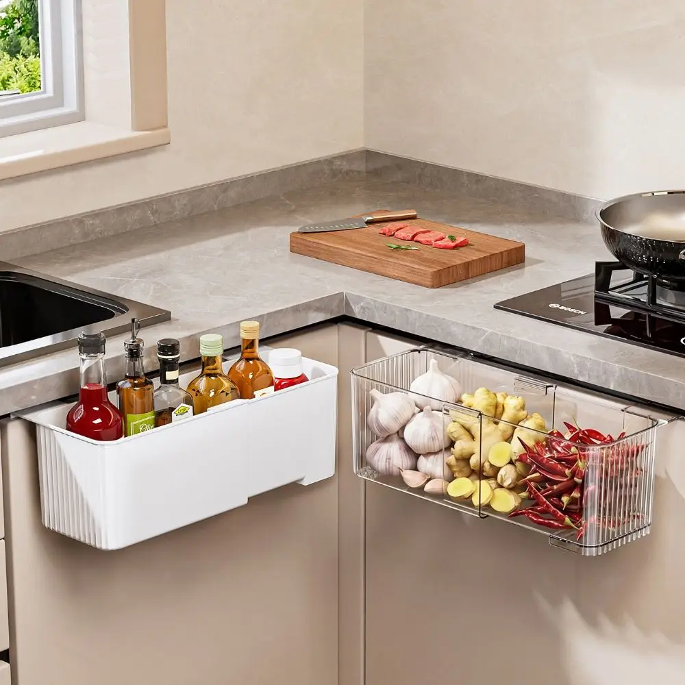 Transparent/White Cabinet Door Storage Basket Hanging/Free-standing Large Capacity Onion Storage Box Strong Load Bearing
Transparent/White Cabinet Door Storage Basket Hanging/Free-standing Large Capacity Onion Storage Box Strong Load Bearing