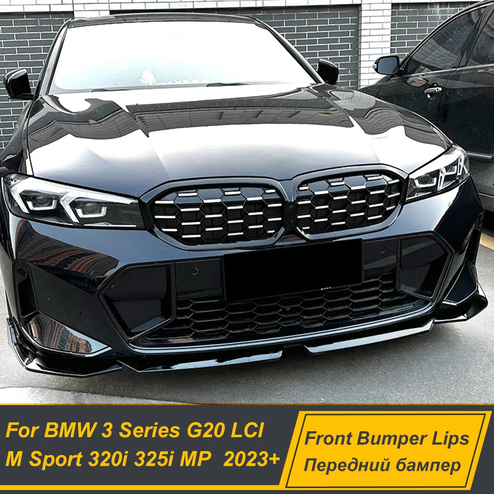 For BMW 3 Series G20 LCI M Sport 320i 325i 2023+ MP Front Bumper Splitter Lip Spoiler Diffuser Bodykit Exterior Accessoreis Part
For BMW 3 Series G20 LCI M Sport 320i 325i 2023+ MP Front Bumper Splitter Lip Spoiler Diffuser Bodykit Exterior Accessoreis Part