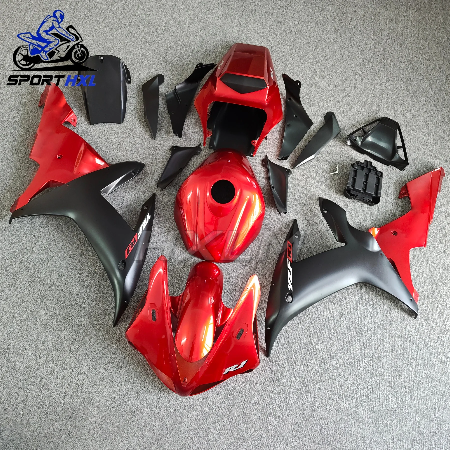 For YAMAHA YZF-R1 02 03 YZF R1 2002 2003 YZF1000 Motorcycle Fairing Kit ABS Plastic Body Red Black
For YAMAHA YZF-R1 02 03 YZF R1 2002 2003 YZF1000 Motorcycle Fairing Kit ABS Plastic Body Red Black