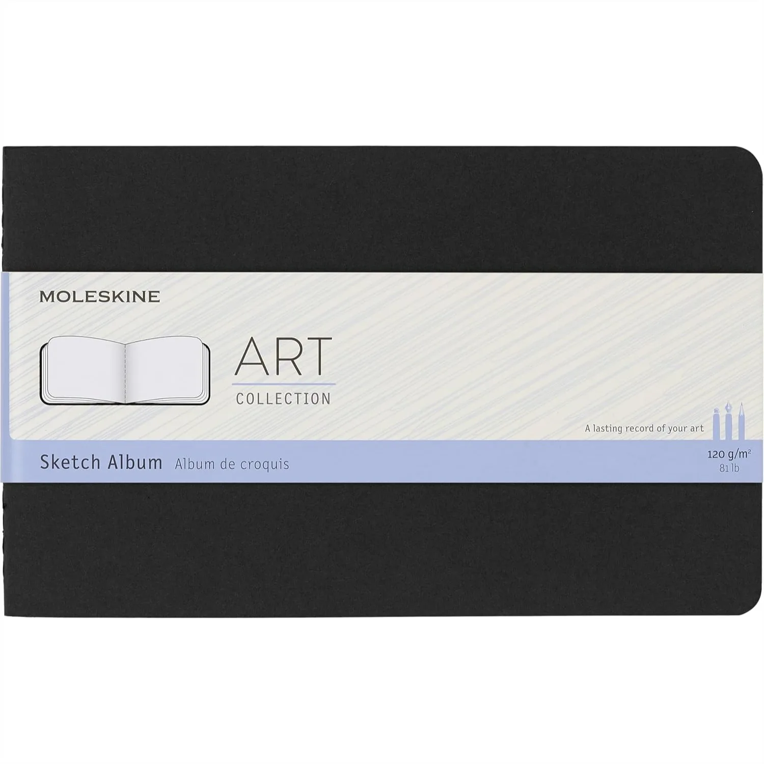 Large Hard Cover Sketchbook with Blank Pages, 5x8.25 Inches, 88 Sheets for Drawing and Journaling, Black
Large Hard Cover Sketchbook with Blank Pages, 5x8.25 Inches, 88 Sheets for Drawing and Journaling, Black