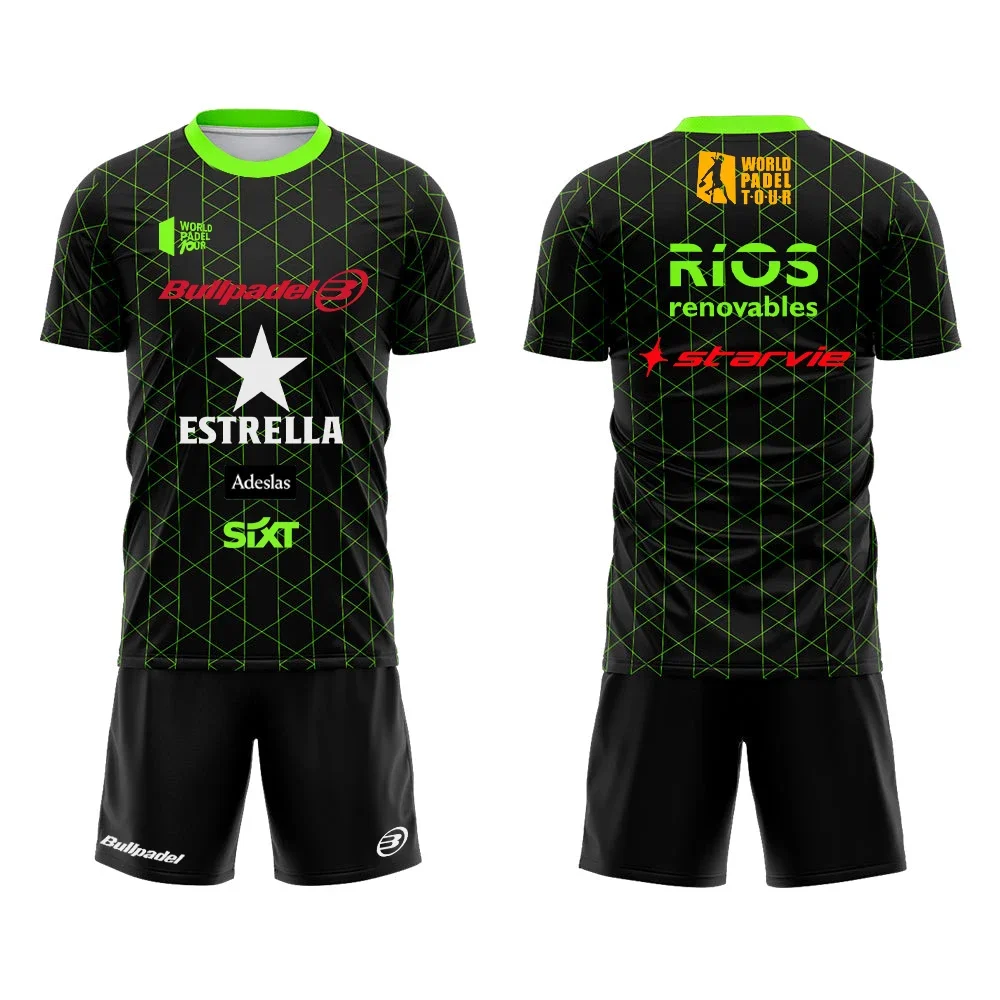 2024 New Men's Breathable Padel Tennis Sweatshirt Summer Outdoor Sports Body Shirt Shorts T-Shirt Casual Running Suit
2024 New Men's Breathable Padel Tennis Sweatshirt Summer Outdoor Sports Body Shirt Shorts T-Shirt Casual Running Suit