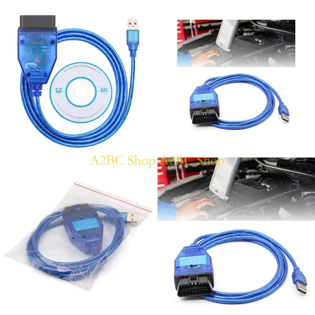 A2BC для KKL Scanner Tool KKL 409 с чипом FTDI FT232RL для COM409.1 OBD2 USB -интерфейсов Диагностический кабель
A2BC для KKL Scanner Tool KKL 409 с чипом FTDI FT232RL для COM409.1 OBD2 USB -интерфейсов Диагностический кабель